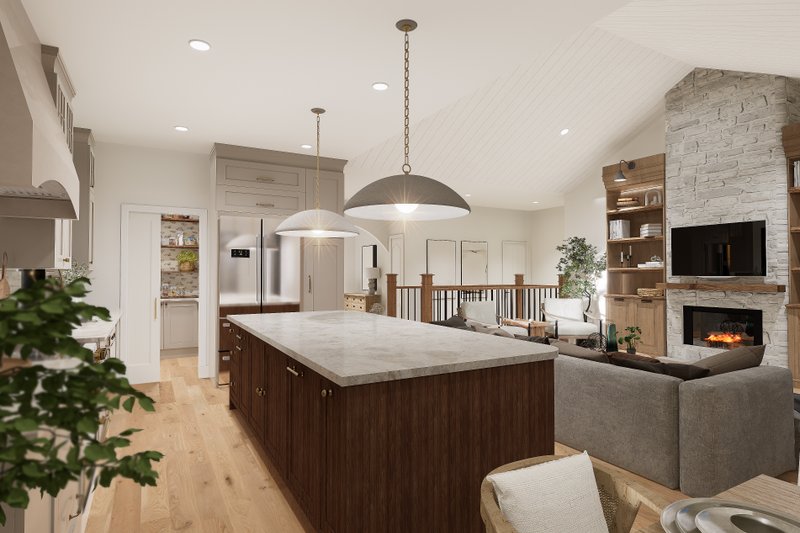 House Design - Interior - Kitchen for Bungalow House Plan #23-2821 - 4 bed, 2.5 bath