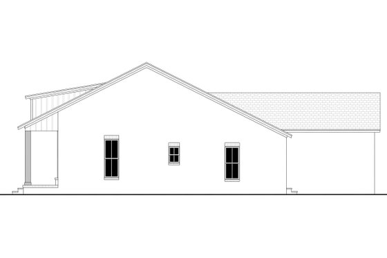 Exterior - Other Elevation for Farmhouse House Plan #430-208 - 3 bed, 2.5 bath