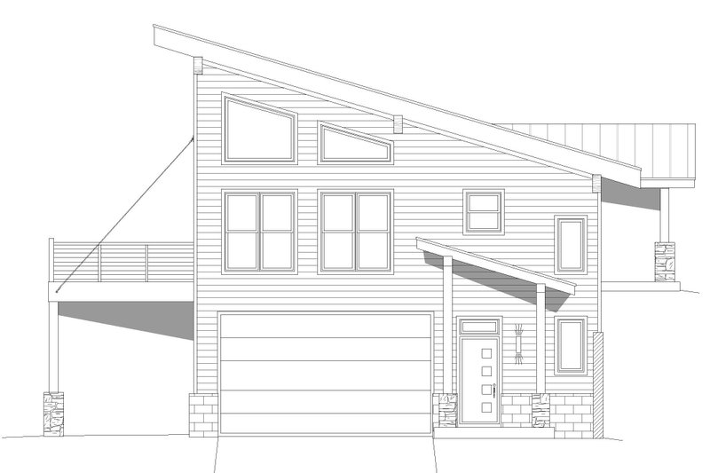 Architectural House Design - Exterior - Other Elevation 1 for Contemporary House Plan #932-472 - 2 bed, 2 bath