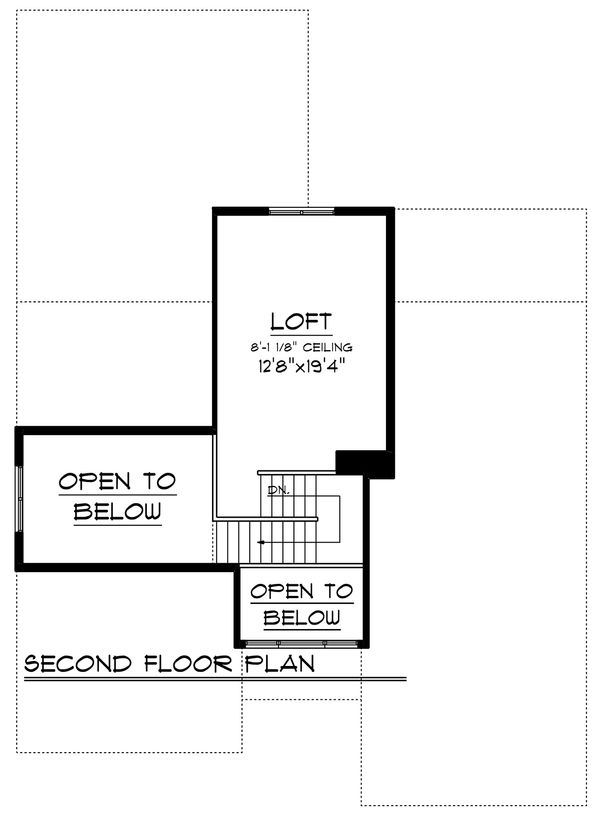 Dream House Plan - Ranch Floor Plan - Upper Floor Plan #70-1242