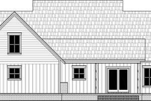 Exterior - Rear Elevation for Farmhouse House Plan #21-462 - 3 bed, 2 bath
