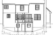 Traditional Style House Plan - 3 Beds 2.5 Baths 1657 Sq/Ft Plan #75-163 