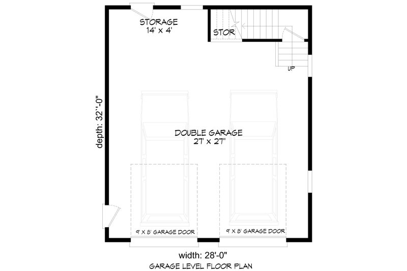 Architectural House Design - Floor Plan - Main Floor for Country House Plan #932-1393, 0 bath