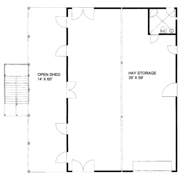 Country Floor Plan - Main Floor Plan #117-662
