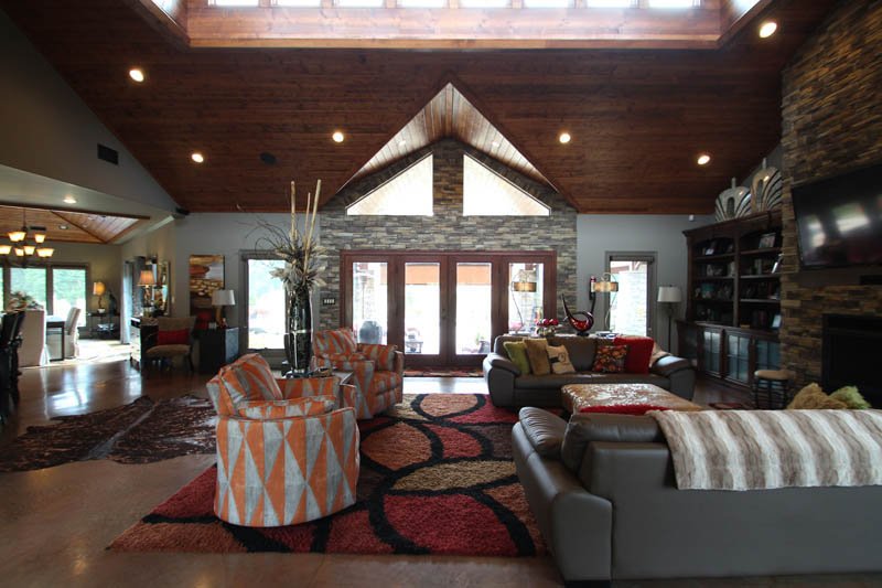 Dream House Plan - Interior - Family Room for Contemporary House Plan #17-2551 - 4 bed, 3.5 bath