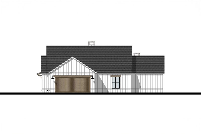 House Design - Exterior - Other Elevation 1 for Farmhouse House Plan #1103-3 - 4 bed, 3 bath