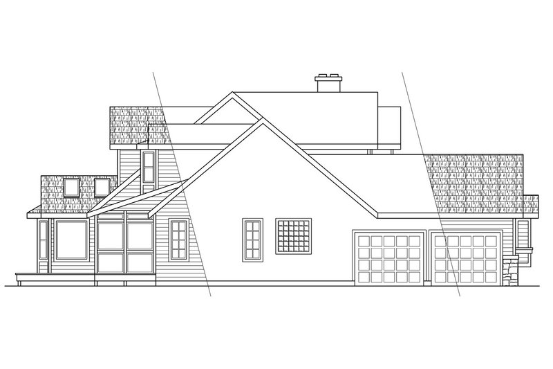Home Plan - Exterior - Other Elevation for Craftsman House Plan #124-1081 - 4 bed, 3.5 bath