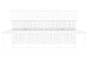 Barndominium Style House Plan - 2 Beds 1.5 Baths 1464 Sq/Ft Plan #1060-408 Exterior 
