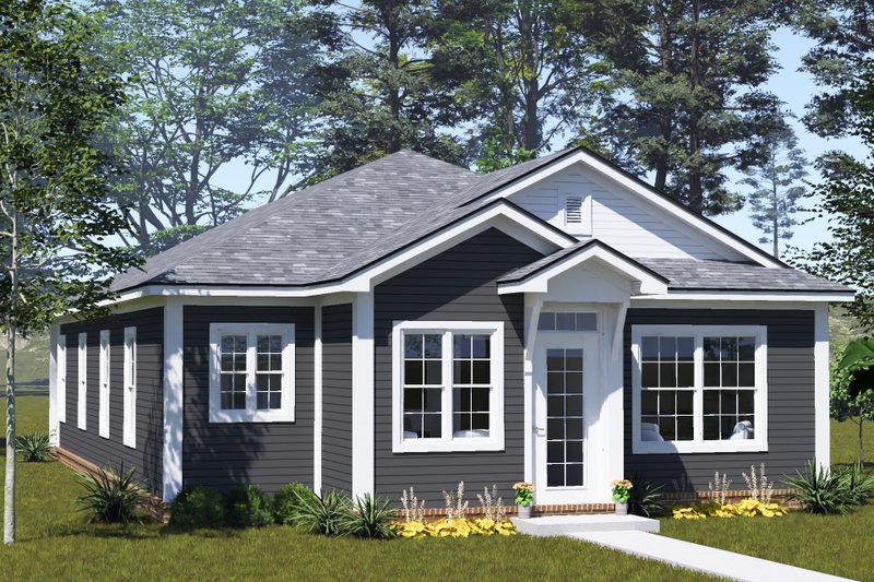 House Blueprint - Exterior - Other Elevation for Cottage House Plan #513-2448 - 4 bed, 3 bath
