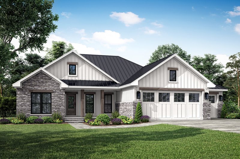 Ranch Style House Plan - 3 Beds 2 Baths 1498 Sq/Ft Plan #430-297 ...