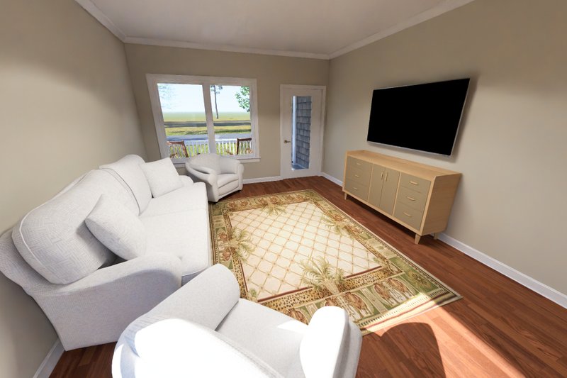 Architectural House Design - Interior - Family Room 1 for Modern House Plan #513-2463 - 3 bed, 2.5 bath