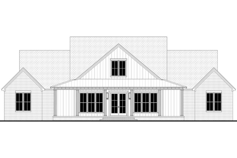 Dream House Plan - Exterior - Front Elevation 6 for Farmhouse House Plan #430-390 - 4 bed, 3.5 bath