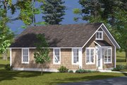 Cottage Style House Plan - 2 Beds 2 Baths 693 Sq/Ft Plan #513-2301 