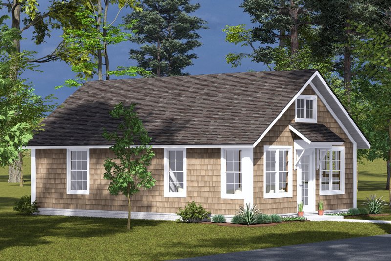 Dream House Plan - Exterior - Other Elevation 3 for Cottage House Plan #513-2301 - 2 bed, 2 bath