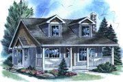 Country Style House Plan - 3 Beds 1 Baths 1214 Sq/Ft Plan #18-298 