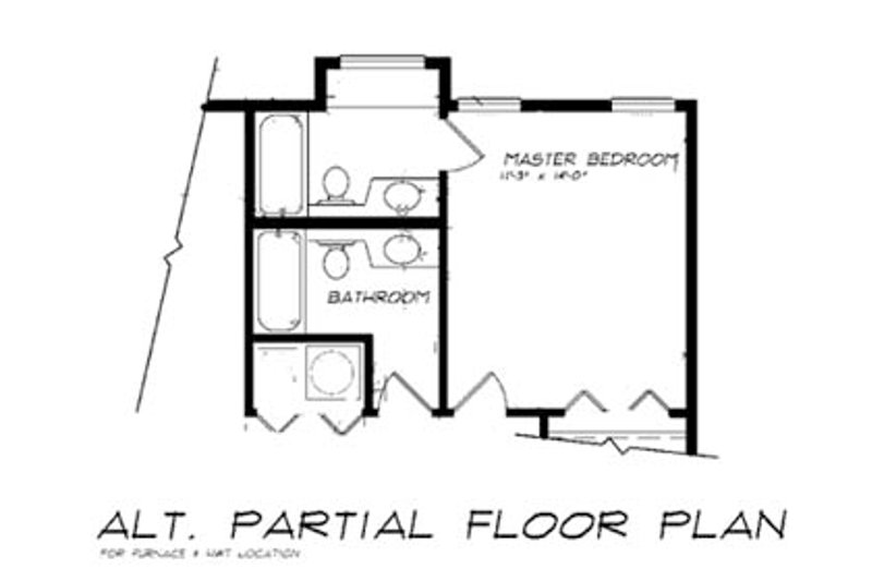 Home Plan - Floor Plan - Other Floor for Country House Plan #47-645 - 3 bed, 2 bath