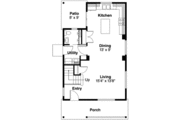 Southern Style House Plan - 2 Beds 2.5 Baths 1429 Sq/Ft Plan #124-505 
