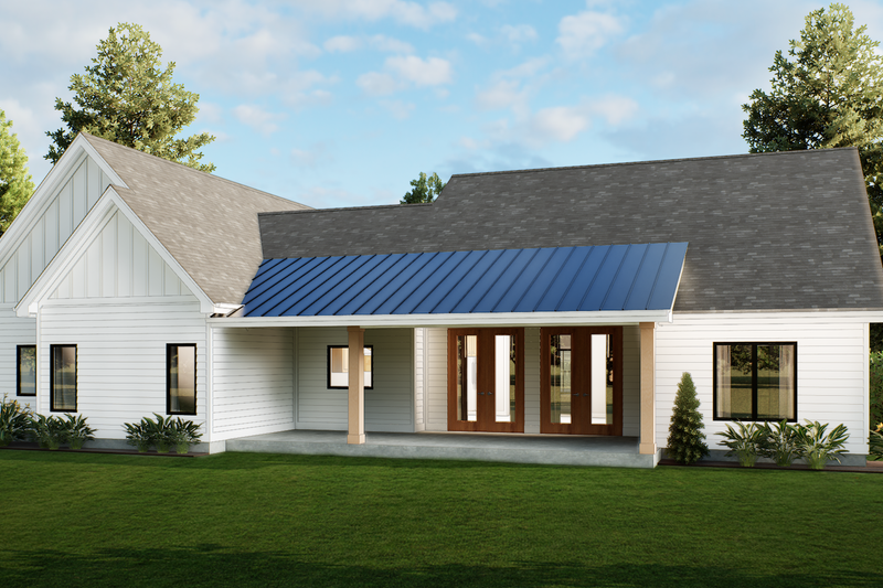 Home Plan - Exterior - Rear Elevation for Farmhouse House Plan #1093-3 - 3 bed, 2.5 bath