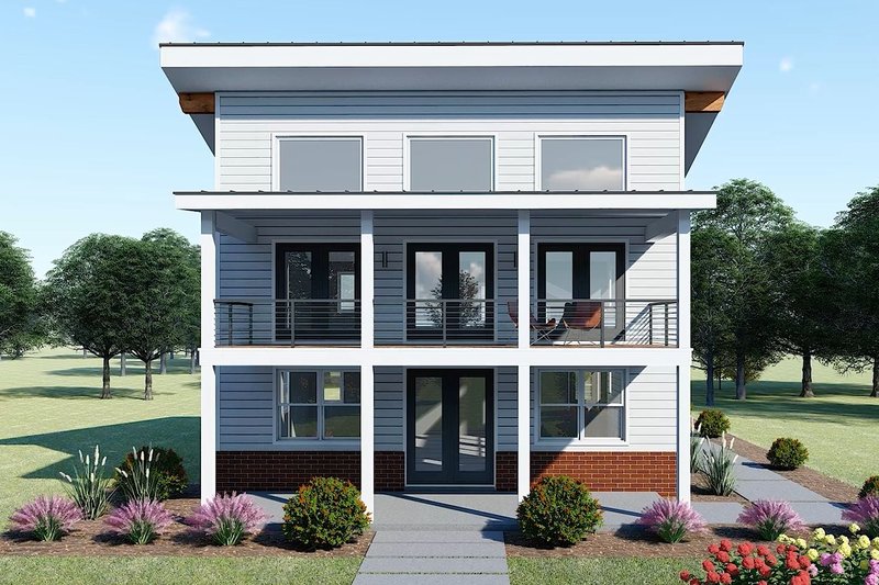 Home Plan - Exterior - Other Elevation 2 for Contemporary House Plan #932-1136 - 2 bed, 2 bath