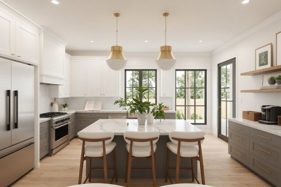 Interior - Kitchen for Farmhouse House Plan #1074-115 - 3 bed, 2.5 bath