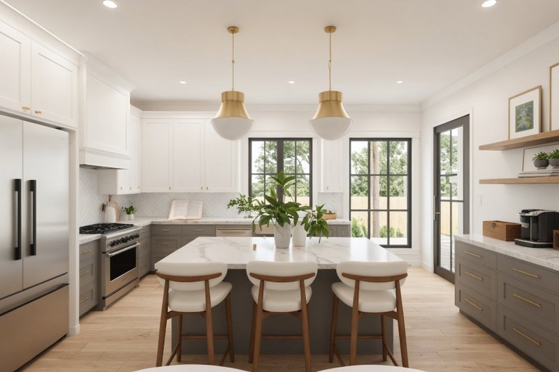 Architectural House Design - Interior - Kitchen for Farmhouse House Plan #1074-115 - 3 bed, 2.5 bath