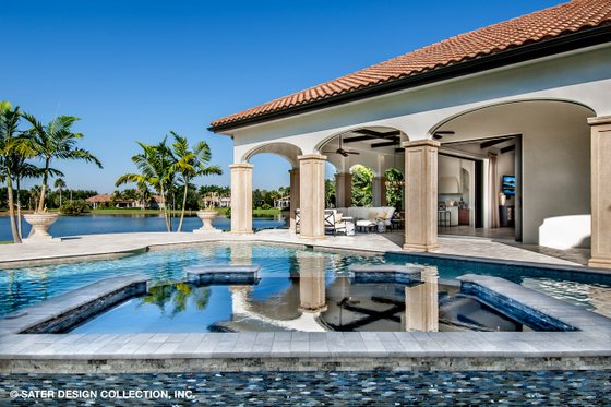 Exterior - Outdoor Living 4 for European House Plan #930-510 - 4 bed, 4.5 bath