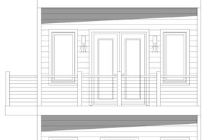 Exterior - Front Elevation 3 for Contemporary House Plan #932-903 - 4 bed, 3 bath