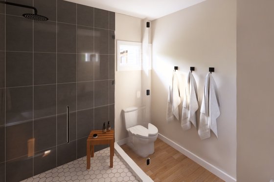 Interior - Master Bathroom 1 for Barndominium House Plan #1064-334 - 3 bed, 2 bath