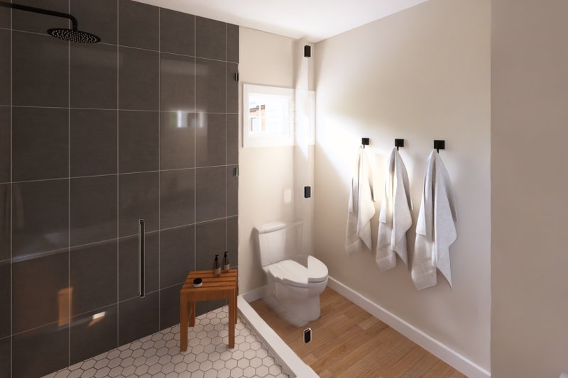 Home Plan - Interior - Master Bathroom 1 for Barndominium House Plan #1064-334 - 3 bed, 2 bath