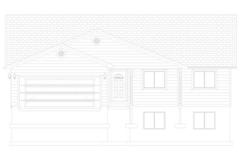 Ranch Style House Plan - 3 Beds 2 Baths 1489 Sq/Ft Plan #1060-469 ...