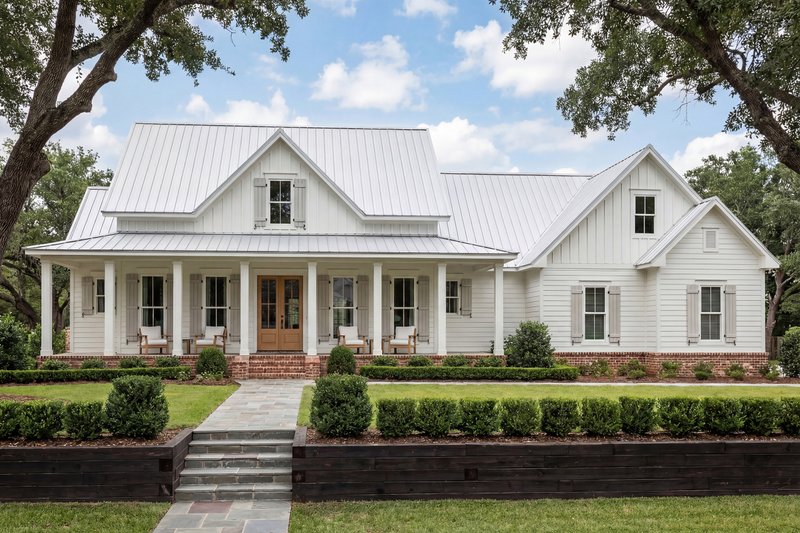 Dream House Plan - Exterior - Front Elevation 5 for Farmhouse House Plan #430-160 - 3 bed, 2.5 bath