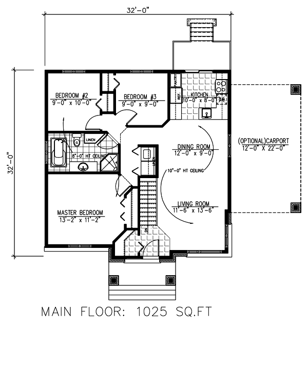 Modern Floor Plan - Main Floor Plan #138-382