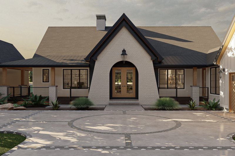 Architectural House Design - Exterior - Other Elevation 6 for Cottage House Plan #455-811 - 1 bed, 1.5 bath