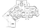 European Style House Plan - 6 Beds 7 Baths 5683 Sq/Ft Plan #5-449 