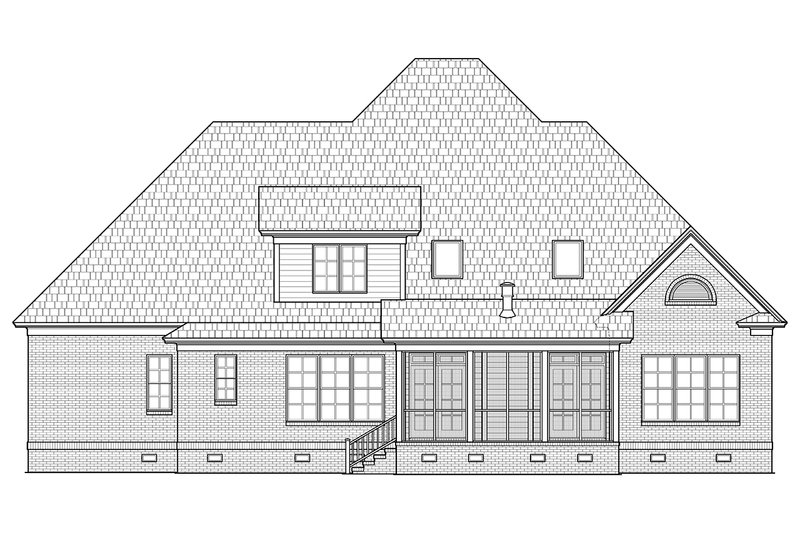 Home Plan - Exterior - Front Elevation 4 for Farmhouse House Plan #1054-26 - 4 bed, 3.5 bath