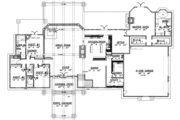 Craftsman Style House Plan - 4 Beds 4 Baths 6679 Sq/Ft Plan #117-373 