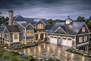 Cottage Exterior - Front Elevation Plan #928-319