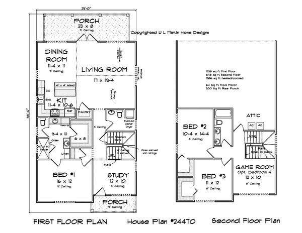 Cottage Floor Plan - Main Floor Plan #513-2263