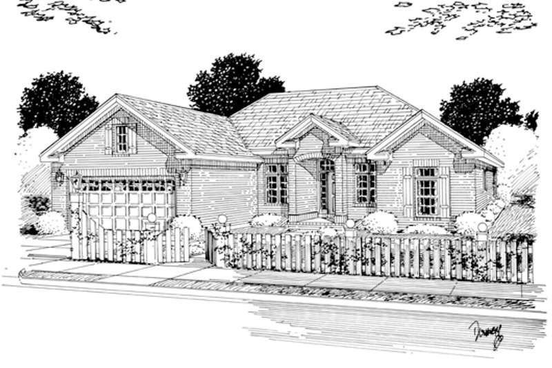 Dream House Plan - Exterior - Other Elevation for Traditional House Plan #513-2047 - 3 bed, 2 bath