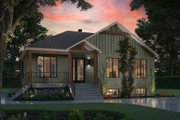 Bungalow Style House Plan - 3 Beds 1 Baths 1178 Sq/Ft Plan #23-2830 