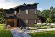 Contemporary Style House Plan - 2 Beds 2 Baths 1199 Sq/Ft Plan #124-1371 