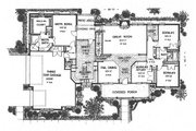 Country Style House Plan - 4 Beds 2.5 Baths 2642 Sq/Ft Plan #310-622 