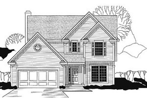 Traditional Exterior - Front Elevation Plan #67-163