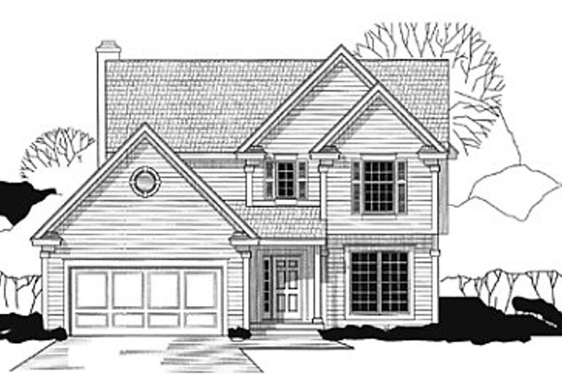 Traditional Style House Plan - 3 Beds 3 Baths 1569 Sq/Ft Plan #67-163