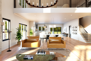 Barndominium Style House Plan - 4 Beds 3.5 Baths 4013 Sq/Ft Plan #1064-303 Interior 
