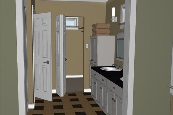 Interior - Master Bathroom for Contemporary House Plan #126-185 - 3 bed, 2 bath