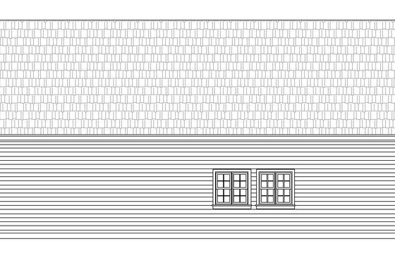 Exterior - Rear Elevation for Country House Plan #932-221, 0.5 bath
