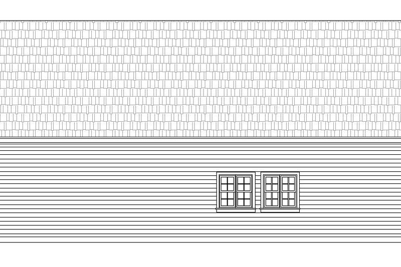 Dream House Plan - Exterior - Rear Elevation for Country House Plan #932-221, 0.5 bath