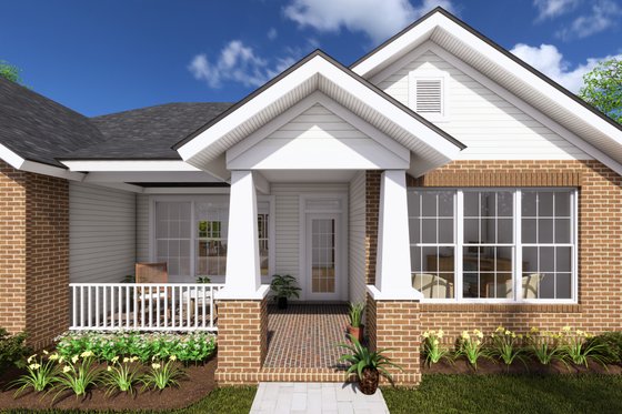 Exterior - Other Elevation 2 for Traditional House Plan #513-2068 - 4 bed, 3 bath