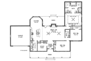 Mediterranean Style House Plan - 3 Beds 2 Baths 1972 Sq/Ft Plan #14-111 